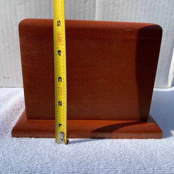 Wood Table Top Accent - Solid Poplar, Cherry Stain - Picture 7 of 7